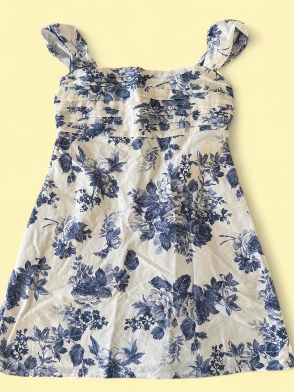 Blue Floral Sundress Sz MP